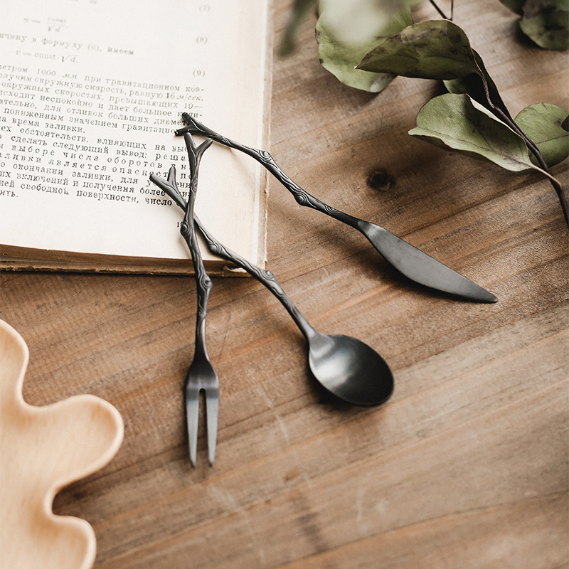 Vintage Collectible Spoons - Juego de Cubiertos Japoneses Creativos Vintage