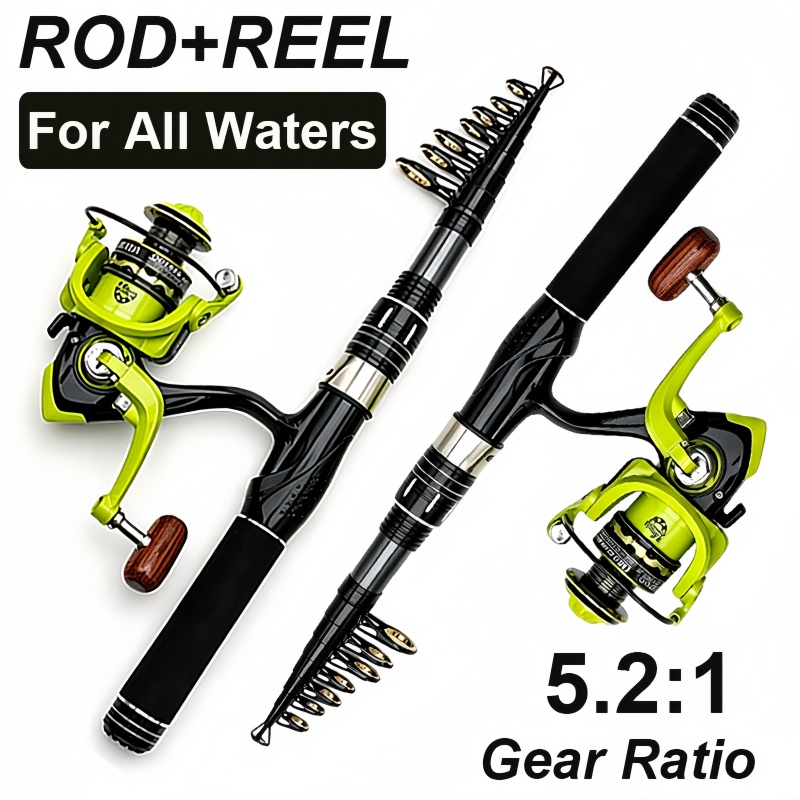 Developing Tank Reel - Combo de caña de pescar giratoria