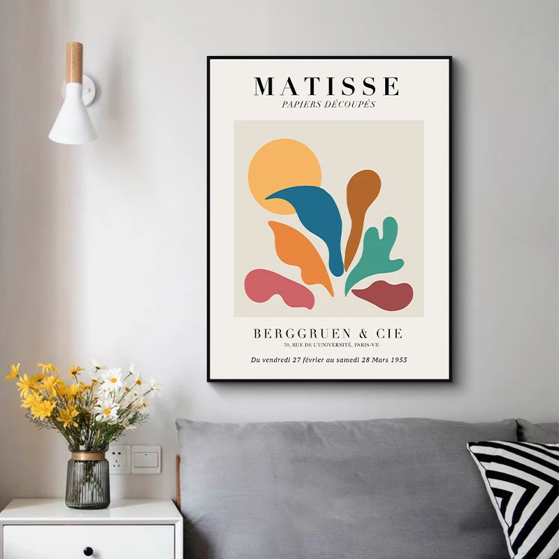 Vintage Collectible Posters - Pintura en lienzo Vintage Henri Matisse,