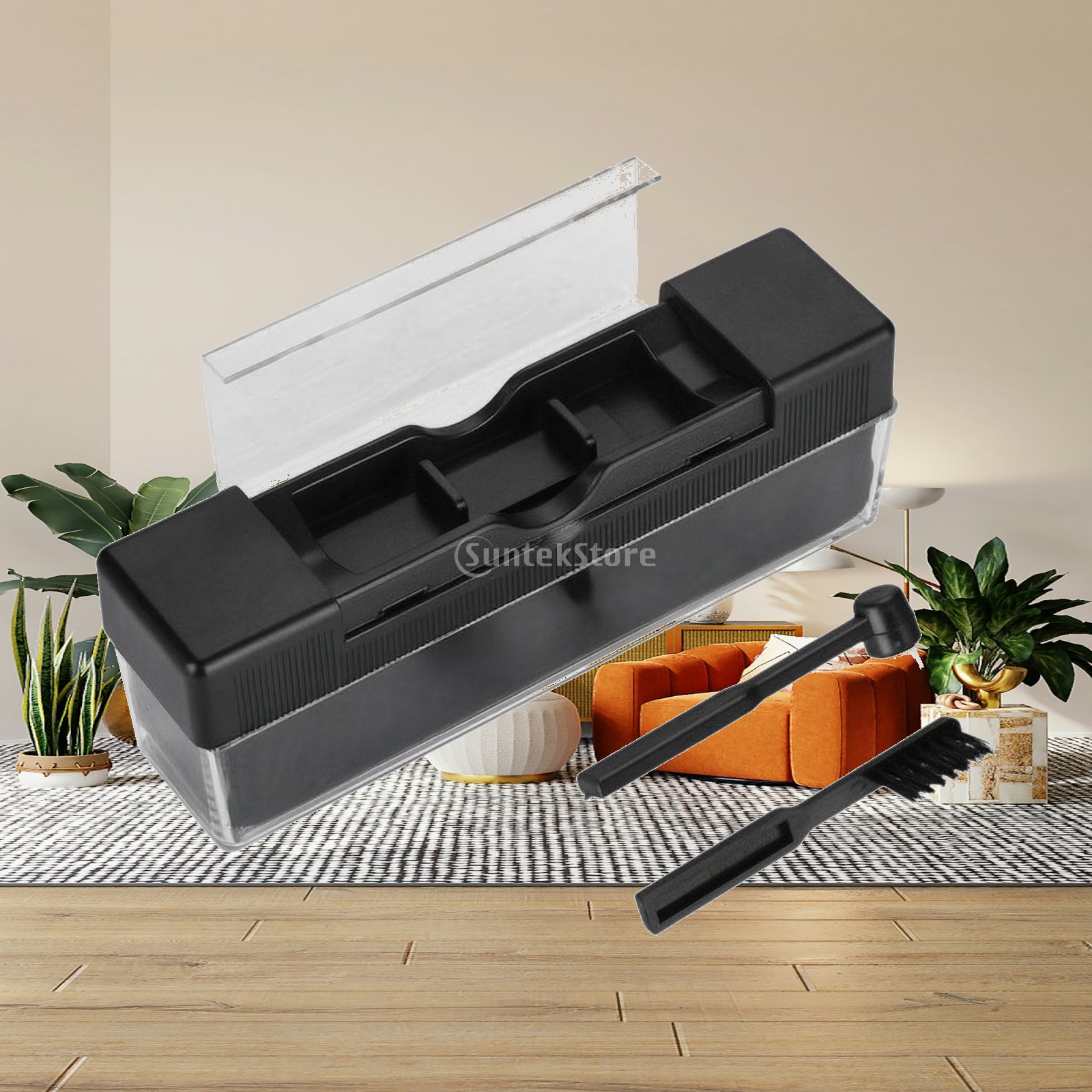 Vinyl Record Cleaner - Kit de cepillos de plástico para