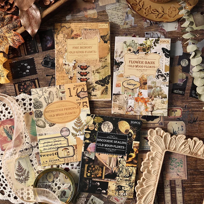 Libro de 20 Hojas de Pegatinas - Vintage Collectible Books reseña y precio