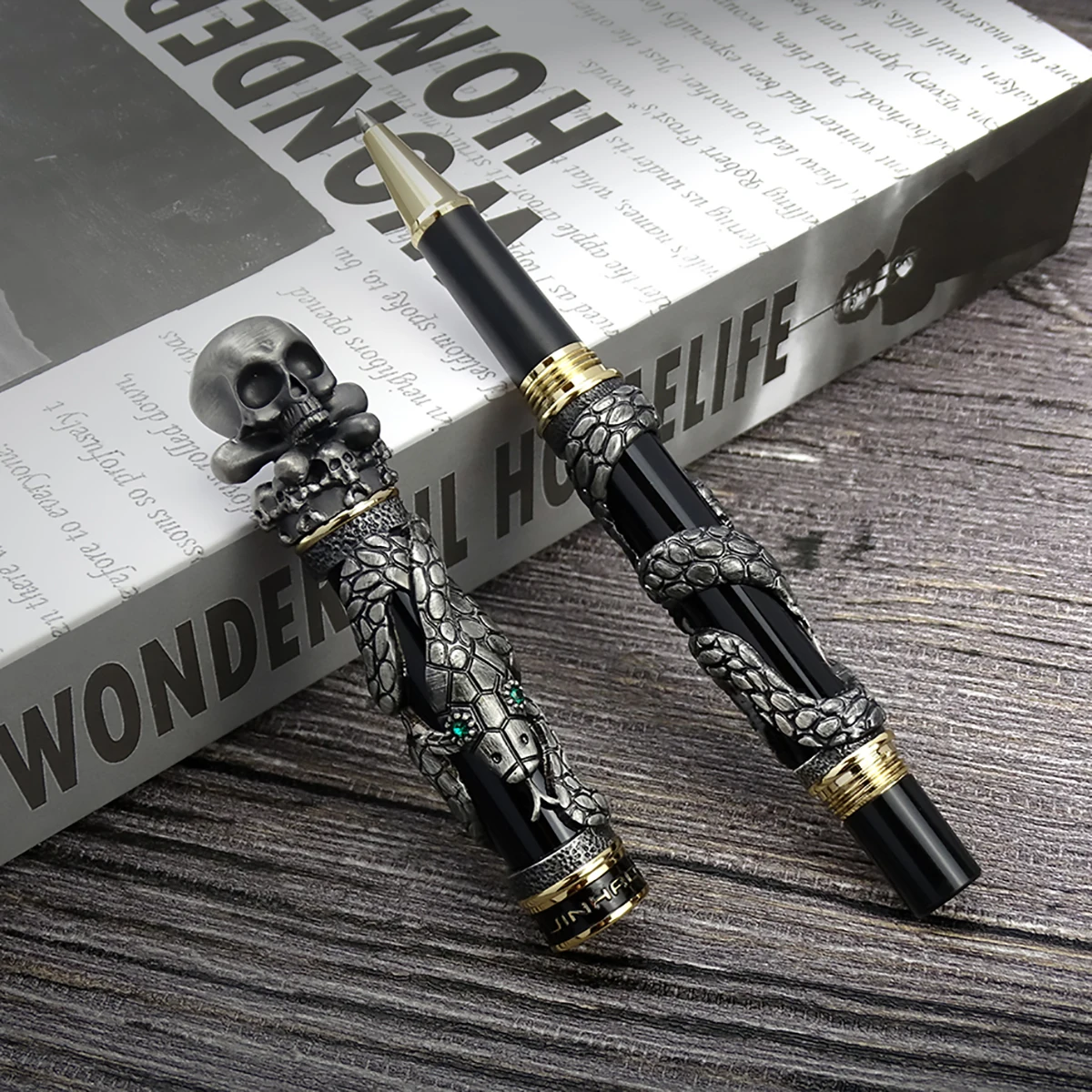 Jinhao-pluma de Metal Vintage  - Vintage Collectible Pens reseña y precio
