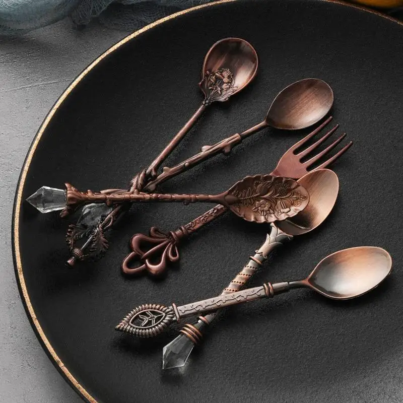 Juego de 6 Cucharas y Tenedore - Vintage Collectible Spoons reseña y precio