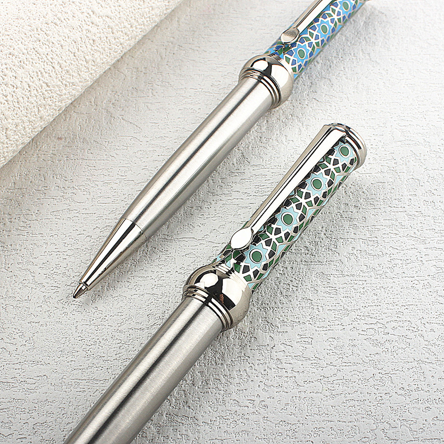 Bolígrafo metálico con diseño  - Vintage Collectible Pens reseña y precio